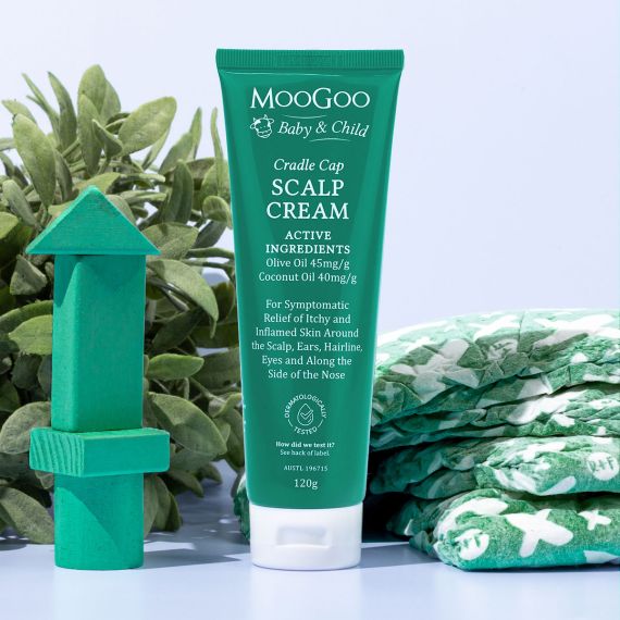 MooGoo Skin Care green Scalp Cream tube