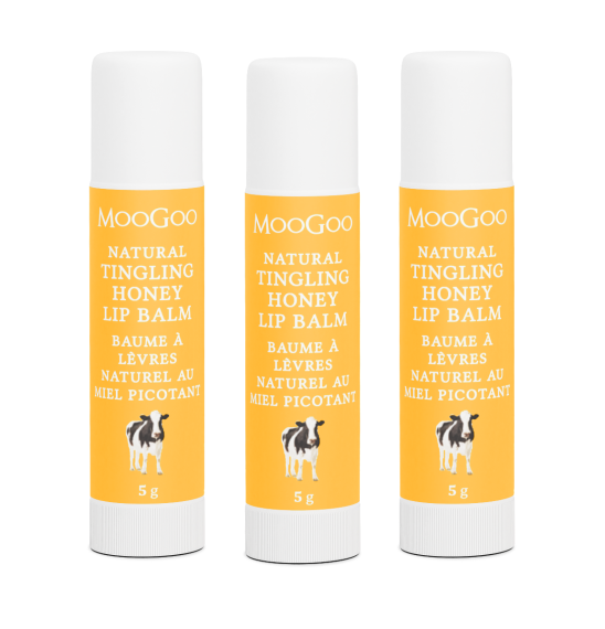 MooGoo Edible Lip Balms are made with natural moisturizing and edible oils to hydrate nourish and protect lips. Great for very dry chapped lips.