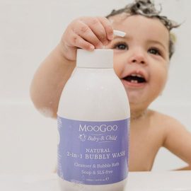 MooGoo Baby Range Mini Moo Bubbly Wash 